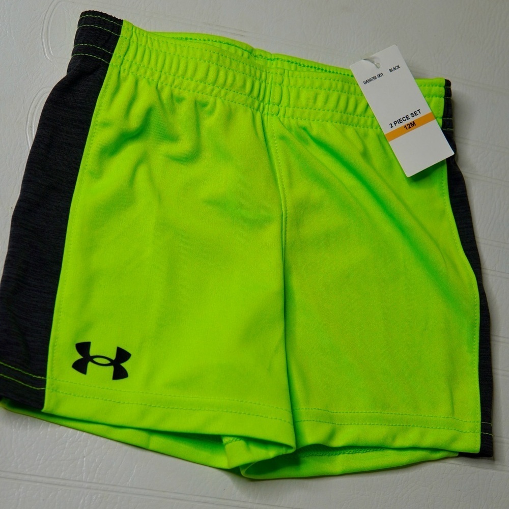 Under Armour Charcoal and Lime Kids' Outfit - Picture 3 of 3